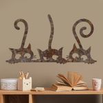 Casa si Gradina - Decoratiuni - Decoratiuni perete - Accesoriu decorativ de perete, Wallxpert, metal, antichizat, 33x60 cm, pictat manual - Infinity.ro