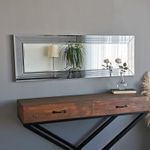 Casa si Gradina - Decoratiuni - Oglinzi - Oglinda, Hanah Home, mdf, argintiu, 120x40x2.2 cm - Infinity.ro