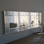 Casa si Gradina - Decoratiuni - Oglinzi - Oglinda, Hanah Home, mdf, argintiu, 120x40 cm - Infinity.ro