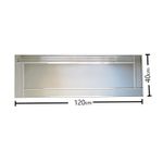 Casa si Gradina - Decoratiuni - Oglinzi - Oglinda, Hanah Home, mdf, argintiu, 120x40 cm - Infinity.ro