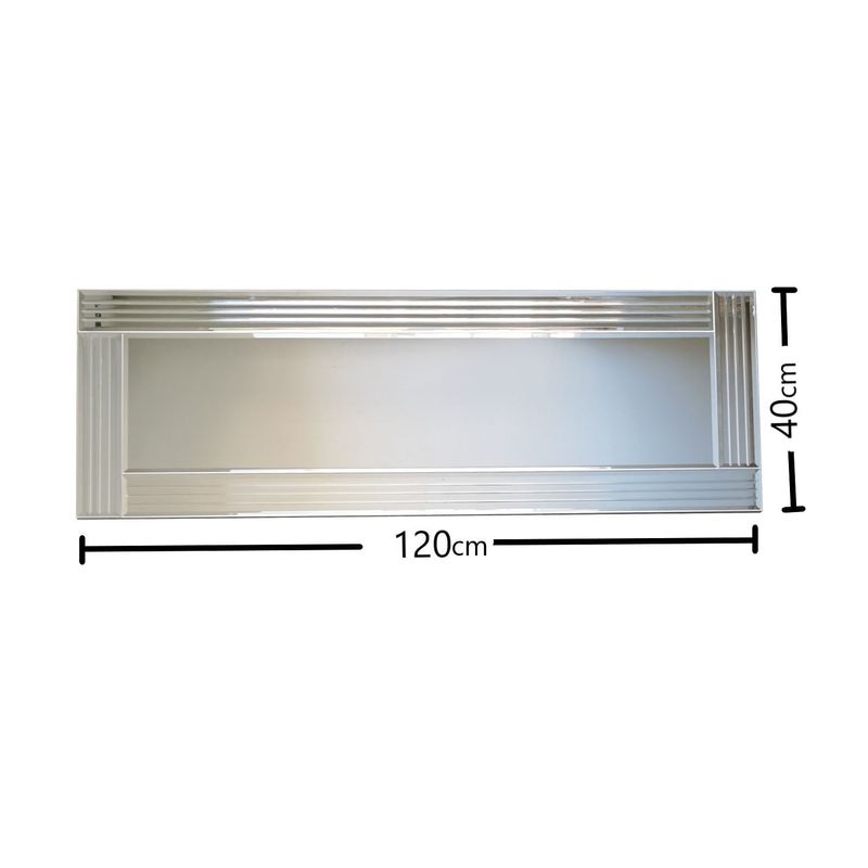 Casa si Gradina - Decoratiuni - Oglinzi - Oglinda, Hanah Home, mdf, argintiu, 120x40 cm - Infinity.ro