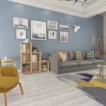 Casa si Gradina - Mobilier - Biblioteci si rafturi - Etajere - Etajera, Hanah Home, pal melaminat, safir, 90x29.6x96.6 cm - Infinity.ro