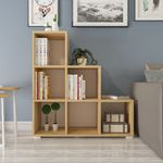Casa si Gradina - Mobilier - Biblioteci si rafturi - Etajere - Etajera, Hanah Home, pal melaminat, safir, 90x29.6x96.6 cm - Infinity.ro
