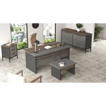 Casa si Gradina - Mobilier - Mobilier copii - Mobilier camera copiilor - Set mobilier camera copii, Hanah Home, pal melaminat, argintiu antracit - Infinity.ro