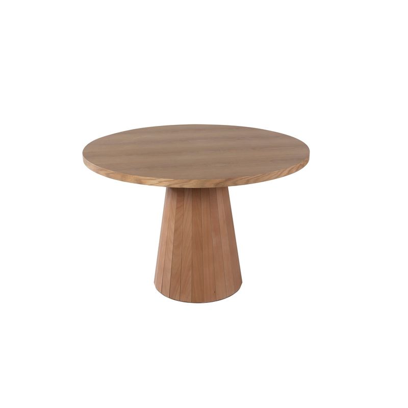 Casa si Gradina - Mobilier - Seturi de mobilier - Seturi mese si scaune - Set masa si scaune, Hanah Home, lemn de fag, natural, 5 piese, masa 100x100x75 cm, scaune 50x55x80 cm - Infinity.ro