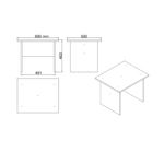 Casa si Gradina - Mobilier - Mese si birouri - Birouri - Set mobilier birou, Hanah Home, pal melaminat, stejar si negru, birou 140x60x73.8 cm - Infinity.ro