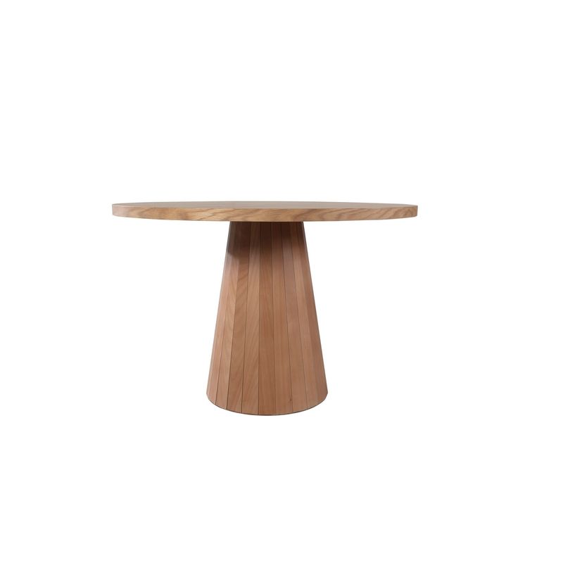 Casa si Gradina - Mobilier - Seturi de mobilier - Seturi mese si scaune - Set masa si scaune, Hanah Home, lemn de fag, natural, 5 piese, masa 100x100x75 cm, scaune 50x55x80 cm - Infinity.ro