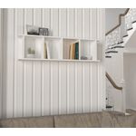 Casa si Gradina - Mobilier - Biblioteci si rafturi - Etajere - Etajera, Hanah Home, pal melaminat, alb, 120x33.6x19.5 cm - Infinity.ro