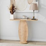 Casa si Gradina - Mobilier - Comode si corpuri - Console - Consola, Hanah Home, pal melaminat, stejar safir, 100x30x81 cm - Infinity.ro