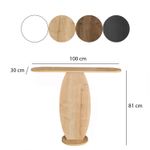Casa si Gradina - Mobilier - Comode si corpuri - Console - Consola, Hanah Home, pal melaminat, stejar safir, 100x30x81 cm - Infinity.ro