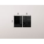 Casa si Gradina - Decoratiuni - Tablouri - Tablou decorativ, Wallxpert, sticla temperata, multicolor, 50x70 cm, set 2 bucati, 698GLS1166 - Infinity.ro