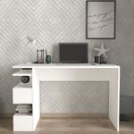 Casa si Gradina - Mobilier - Mese si birouri - Birouri - Birou de studiu, Hanah Home, pal melaminat, alb, 120x60x75 cm, 745DCD3803 - Infinity.ro