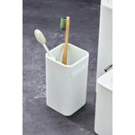 Casa si Gradina - Sanitare - Suporturi si accesorii baie - Accesorii baie - Set accesorii baie, L'essentiel Maison, plastic, alb, 5 piese - Infinity.ro