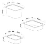 Casa si Gradina - Mobilier - Organizare si depozitare - Cutii depozitare - Dulap multifunctional, Hanah Home, pal melaminat, alb galben, 69.5x30x109 cm, 768ESL1158 - Infinity.ro