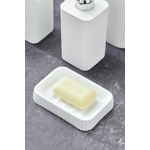 Casa si Gradina - Sanitare - Suporturi si accesorii baie - Accesorii baie - Set accesorii baie, L'essentiel Maison, plastic, alb, 5 piese - Infinity.ro