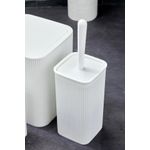 Casa si Gradina - Sanitare - Suporturi si accesorii baie - Accesorii baie - Set accesorii baie, L'essentiel Maison, plastic, alb, 5 piese - Infinity.ro