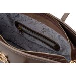 Fashion, accesorii si bijuterii - Femei - Accesorii femei - Genti si rucsacuri femei - Geanta tote, Lucky Bees, piele polivinilica, mink, 42x15x25 cm - Infinity.ro