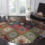 Casa si Gradina - Textile si covoare - Covoare - Covoare casa - Covor, Conceptum Hypnose, multicolor, 100x100 cm, bumbac si poliester, antibacterian, 599HFT4840 - Infinity.ro