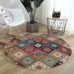 Casa si Gradina - Textile si covoare - Covoare - Covoare casa - Covor, Conceptum Hypnose, multicolor, 100x100 cm, bumbac si poliester, antibacterian, 599HFT4840 - Infinity.ro