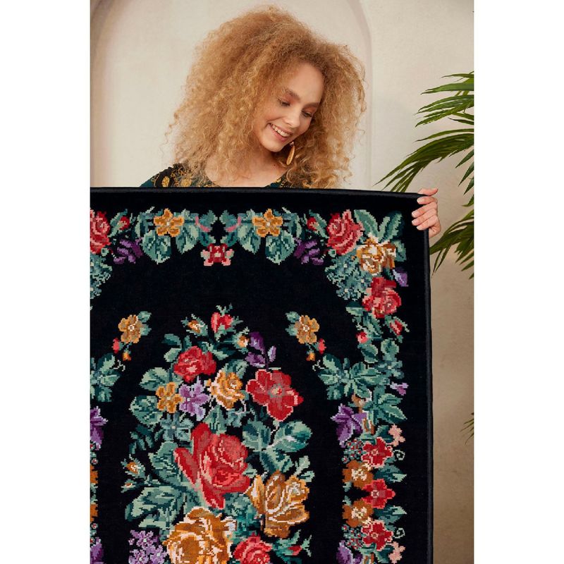 Casa si Gradina - Textile si covoare - Covoare - Covoare casa - Covor, Conceptum Hypnose, multicolor, 80x150 cm, 100% bumbac, antiderapant, 708HFT4424 - Infinity.ro