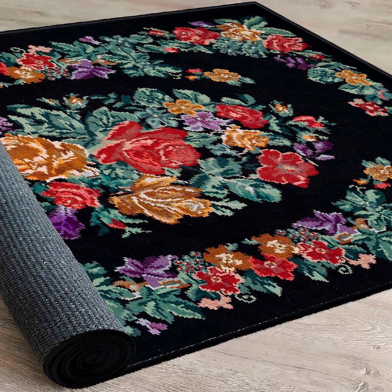 Casa si Gradina - Textile si covoare - Covoare - Covoare casa - Covor, Conceptum Hypnose, multicolor, 80x150 cm, 100% bumbac, antiderapant, 708HFT4424 - Infinity.ro
