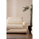 Casa si Gradina - Mobilier - Canapele si coltare - Canapele - Canapea 3 locuri, Hanah Home, lemn fag si pal, bej, 230x105x90 cm - Infinity.ro