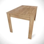 Casa si Gradina - Mobilier - Mese si birouri - Mese bucatarie si dining - Masa dining, Hanah Home, panou de particule melaminat, stejar, 120x80x78 cm - Infinity.ro