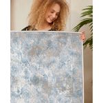 Casa si Gradina - Textile si covoare - Covoare - Covoare casa - Covor, Conceptum Hypnose, albastru gri, 60x100 cm, 100% bumbac, antiderapant - Infinity.ro
