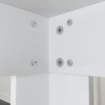 Casa si Gradina - Mobilier - Mese si birouri - Mese bucatarie si dining - Masa dining, Hanah Home, panou aglomerat melaminat, alb, 120x80x78 cm - Infinity.ro