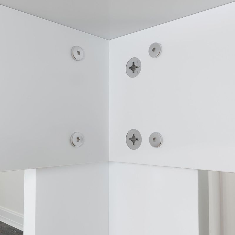 Casa si Gradina - Mobilier - Mese si birouri - Mese bucatarie si dining - Masa dining, Hanah Home, panou aglomerat melaminat, alb, 120x80x78 cm - Infinity.ro