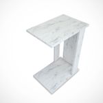 Casa si Gradina - Mobilier - Mese si birouri - Masute de cafea - Masuta de cafea, Hanah Home, pal melaminat, alb si negru, 30x43x61 cm - Infinity.ro