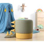 Casa si Gradina - Mobilier - Scaune si fotolii - Tabureti - Taburet, Atelier Del Sofa, catifea, verde, diametru 37 cm, inaltime 38 cm - Infinity.ro
