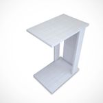 Casa si Gradina - Mobilier - Mese si birouri - Masute de cafea - Masuta de cafea, Hanah Home, pal melaminat, alb, 30x43x61 cm - Infinity.ro