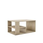 Casa si Gradina - Mobilier - Mese si birouri - Masute de cafea - Masuta de cafea, Hanah Home, pal melaminat, travertin, 80x40x50 cm - Infinity.ro