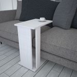 Casa si Gradina - Mobilier - Mese si birouri - Masute de cafea - Masuta de cafea, Hanah Home, pal melaminat, alb, 30x43x61 cm - Infinity.ro