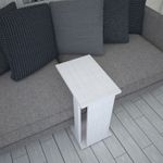 Casa si Gradina - Mobilier - Mese si birouri - Masute de cafea - Masuta de cafea, Hanah Home, pal melaminat, alb, 30x43x61 cm - Infinity.ro