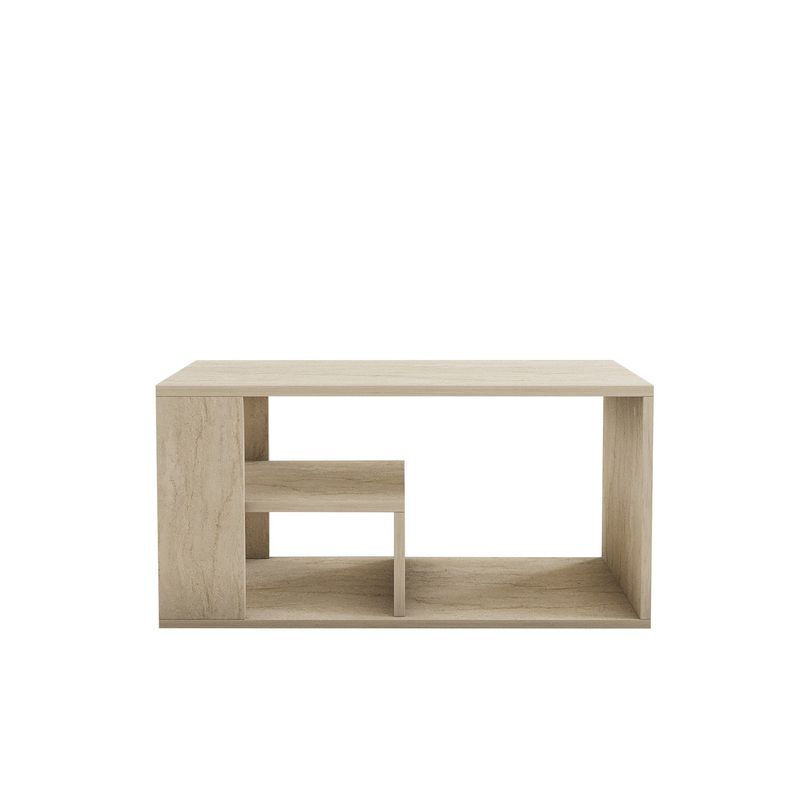 Casa si Gradina - Mobilier - Mese si birouri - Masute de cafea - Masuta de cafea, Hanah Home, pal melaminat, travertin, 80x40x50 cm - Infinity.ro