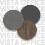 Casa si Gradina - Mobilier - Mese si birouri - Birouri - Set mobilier birou, Hanah Home, panou aglomerat melaminat, maro gri antracit, birou 180x75x89.5 cm, masa 80x46.3x60 cm, sertar 54x70x44.5 cm - Infinity.ro