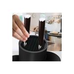 Casa si Gradina - Bucatarie si vesela - Organizare si depozitare bucatarie - Suporturi tacamuri si vase - Organizator bucatarie, Hermia, plastic, negru, 22x12x22 cm - Infinity.ro