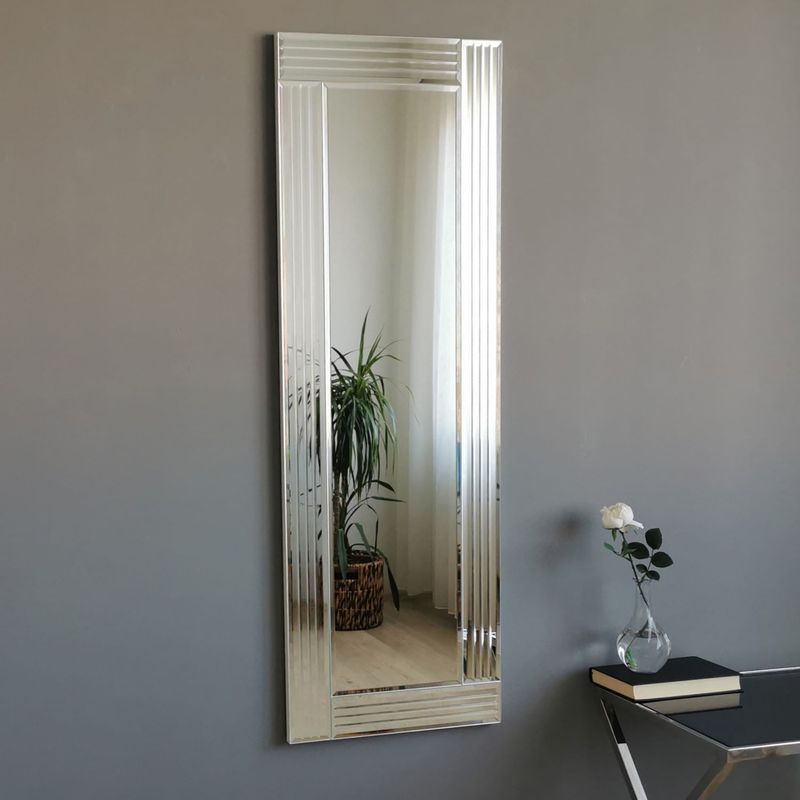 Casa si Gradina - Decoratiuni - Oglinzi - Oglinda, Hanah Home, mdf, argintiu, 40x120 cm, 552NOS2121 - Infinity.ro