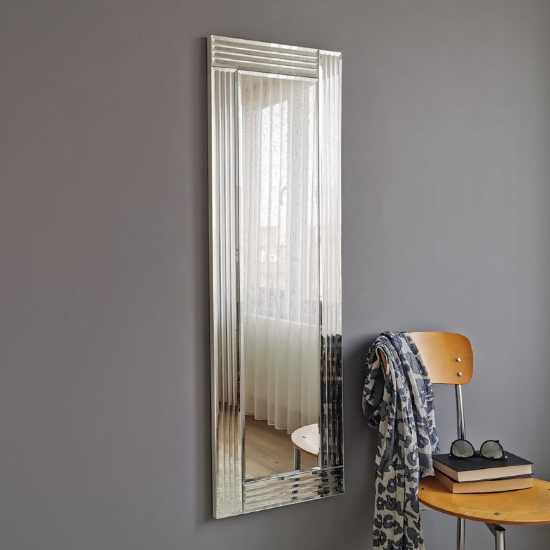 Casa si Gradina - Decoratiuni - Oglinzi - Oglinda, Hanah Home, mdf, argintiu, 40x120 cm, 552NOS2121 - Infinity.ro