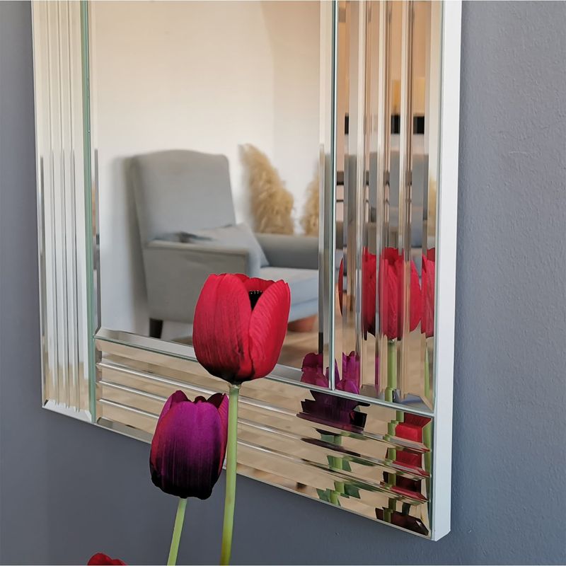 Casa si Gradina - Decoratiuni - Oglinzi - Oglinda, Hanah Home, mdf, argintiu, 40x120 cm, 552NOS2121 - Infinity.ro