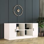Casa si Gradina - Mobilier - Mese si birouri - Birouri - Set mobilier birou, Hanah Home, pal melaminat, alb, birou 140x60x73.8 cm, masa cafea 60x50x46.3 cm, consola 139.8x46.3x61.8 cm - Infinity.ro