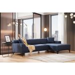 Casa si Gradina - Mobilier - Canapele si coltare - Coltare - Coltar, Hanah Home, lemn de fag, albastru, 145x250x87 cm - Infinity.ro