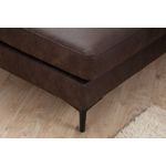 Casa si Gradina - Mobilier - Canapele si coltare - Coltare - Coltar, Hanah Home, lemn de fag si pal, maro, 200x314x155 cm - Infinity.ro