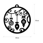 Casa si Gradina - Decoratiuni - Decoratiuni de sezon - Accesoriu decorativ de perete, Wallxpert, metal, negru, 60x64 cm - Infinity.ro