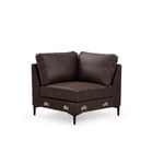Casa si Gradina - Mobilier - Canapele si coltare - Coltare - Coltar, Hanah Home, lemn de fag si pal, maro, 200x314x155 cm - Infinity.ro