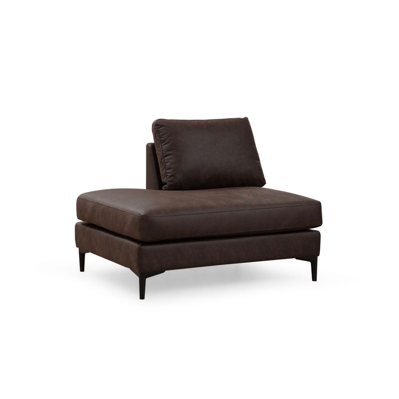 Casa si Gradina - Mobilier - Canapele si coltare - Coltare - Coltar, Hanah Home, lemn de fag si pal, maro, 200x314x155 cm - Infinity.ro