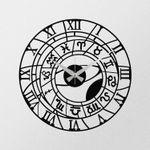 Casa si Gradina - Decoratiuni - Ceasuri - Ceas de perete decorativ, Wallxpert, metal, negru, 48x48 cm, 279ENZ1425 - Infinity.ro