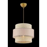 Casa si Gradina - Corpuri si surse de iluminat - Lustre si pendule - Candelabru, Opviq, metal, crem bej, 30x30x65 cm, 390FLH2434 - Infinity.ro